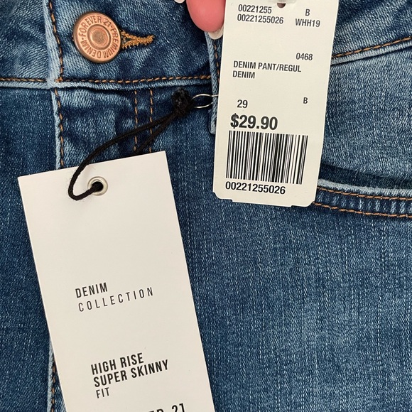 High rise skinny jeans forever 21 NWT - Picture 4 of 5